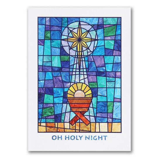 Beautiful Nativity Folded Holiday Cards